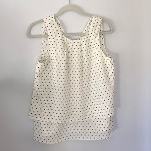 Polka dot blouse